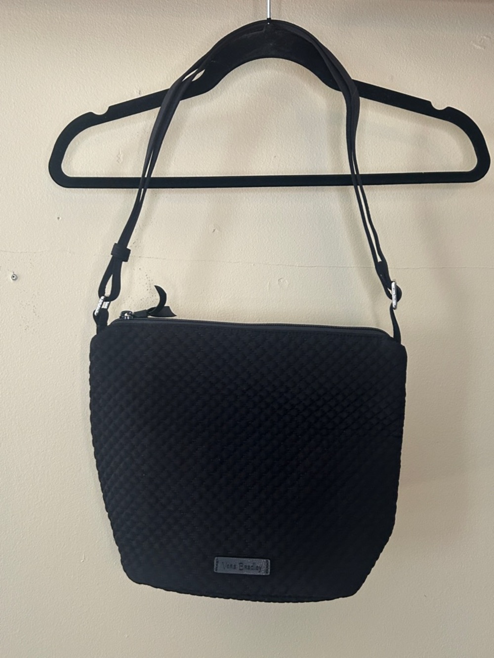 Vera Bradley Classic Black Bucket Crossbody